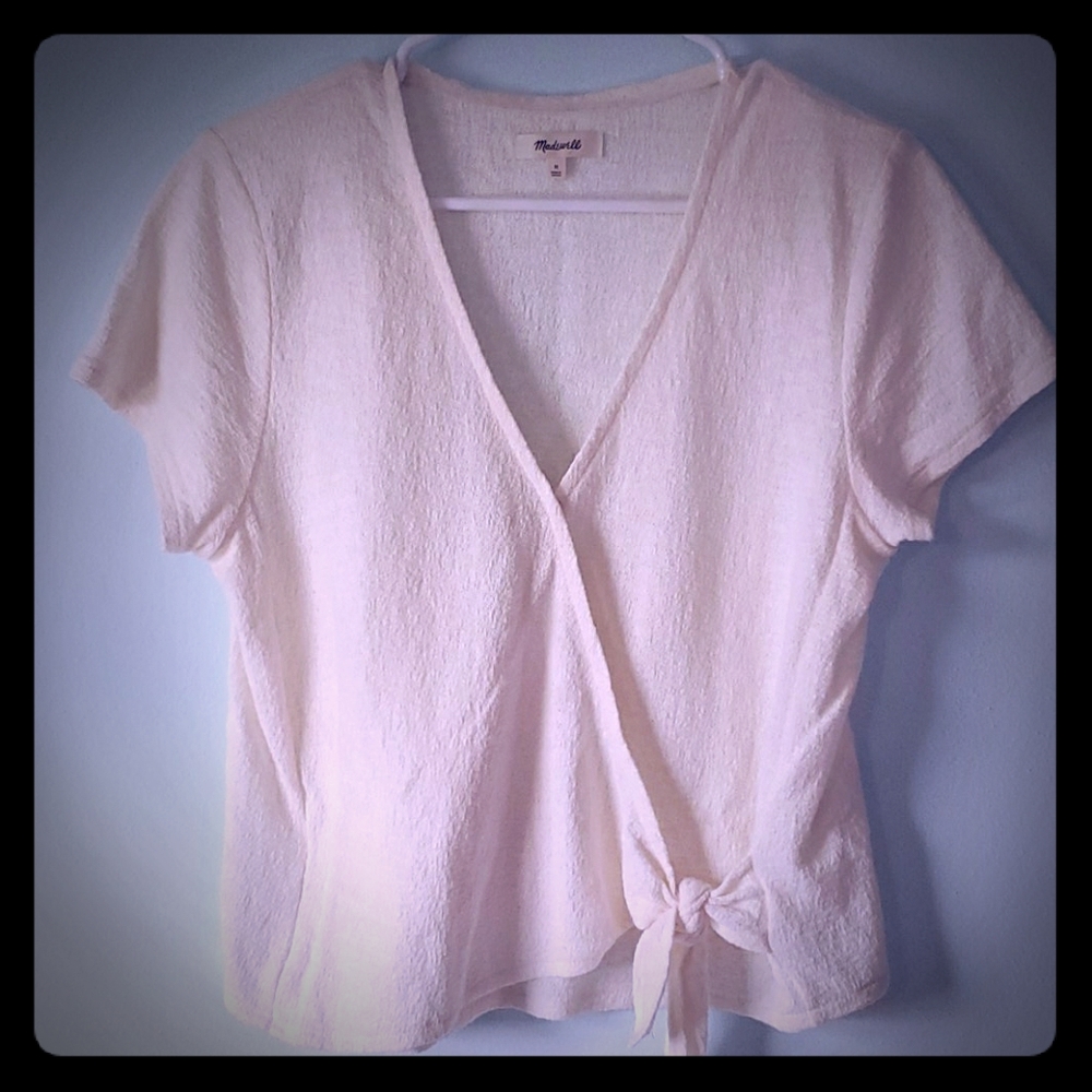 SOLD - Madewell Texture & Thread Ivory Wrap - Picture 4 of 6